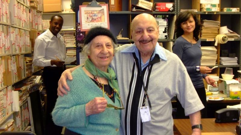 Leo and Mary Sarkisian (center) with Michigan Professor Kelly Askew (right)