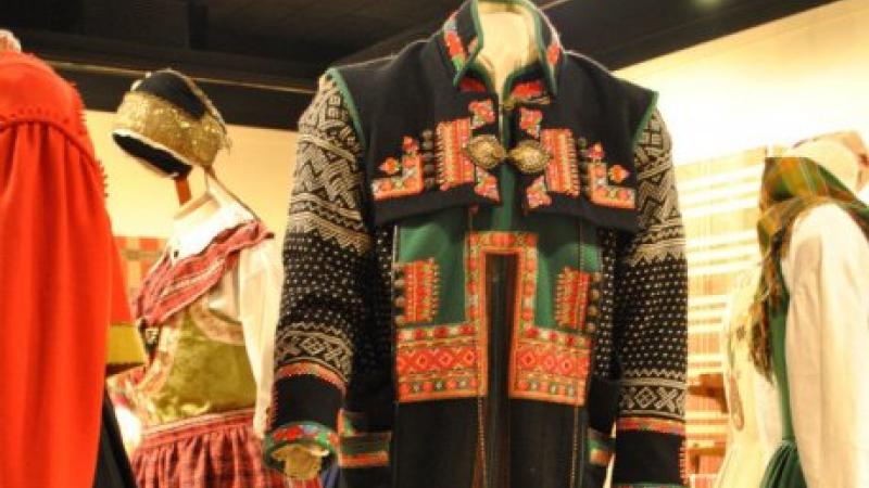 colorful men's jacket with various patterns