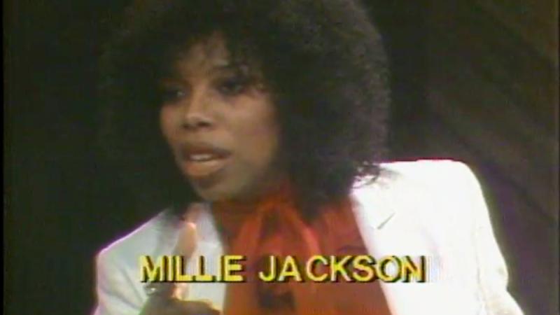 Singer-songwriter Millie Jackson during an ABJ broadcast from 1978.