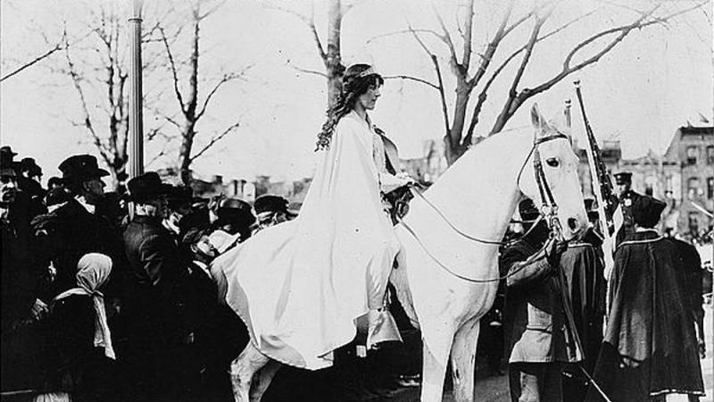 National American Woman Suffrage Association Parade