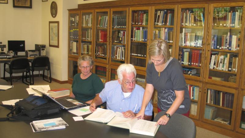 Staff at the Elkhart County Historical Museum.