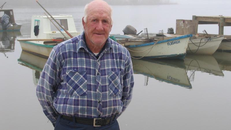 Oysterman A.L. “Unk” Quick of Eastpoint, Florida. 
