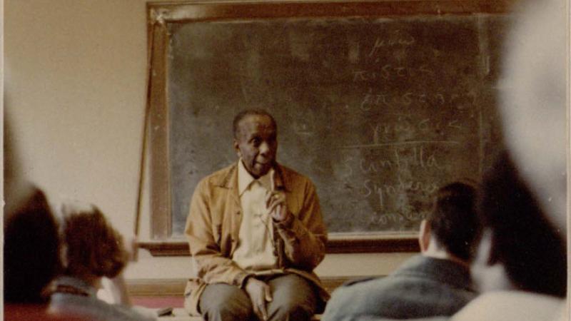 Howard Thurman at Boston University.