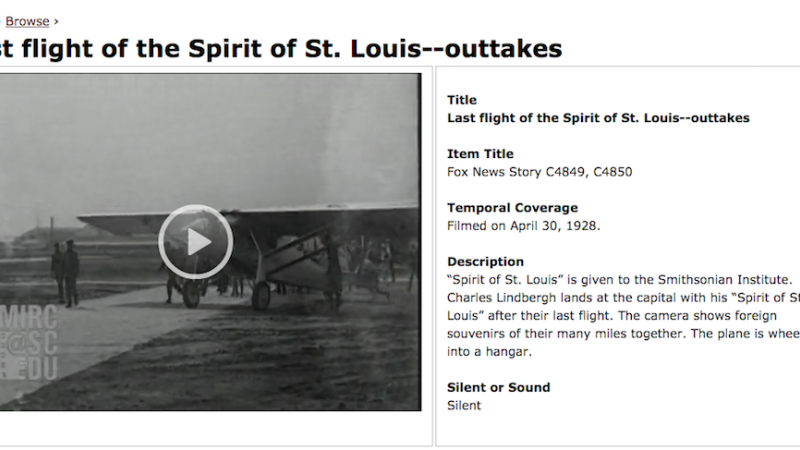 “Last flight of the Spirit of St. Louis—outtakes"