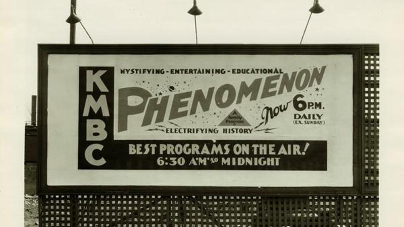 Billboard advertising KMBC’s “Phenomenon.”