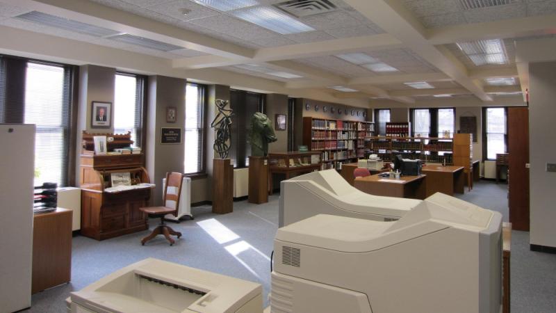 Reading Room at The Swenson Swedish Immigration Research Center