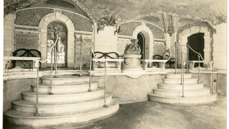 Swimming Pool Grotto, photograph, 1916