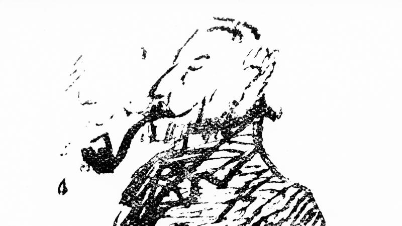 Engraving of Stephane Mallarme