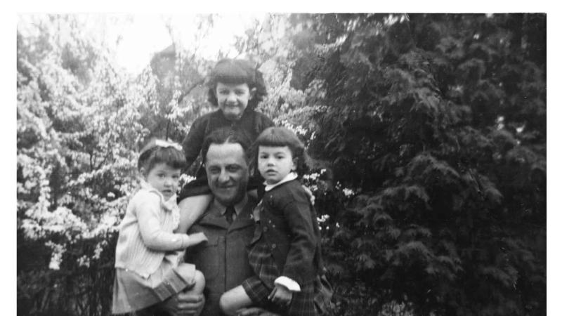 Rita Charon, father, and sisters 