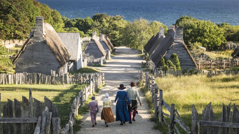 17th Century English Village in Plimoth.