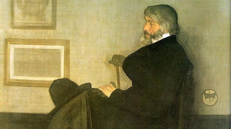 Arrangement in Grey and Black, No.2: Portrait of Thomas Carlyle, Whistler