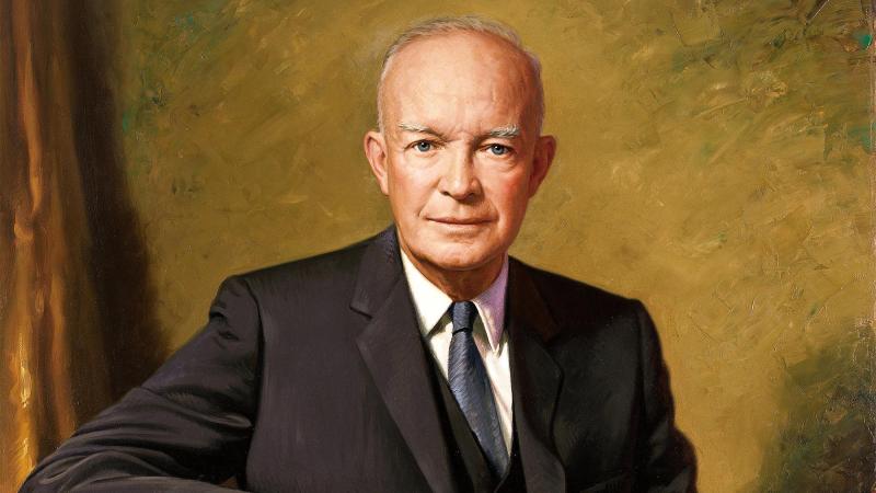 Official portrait of Dwight D. Eisenhower