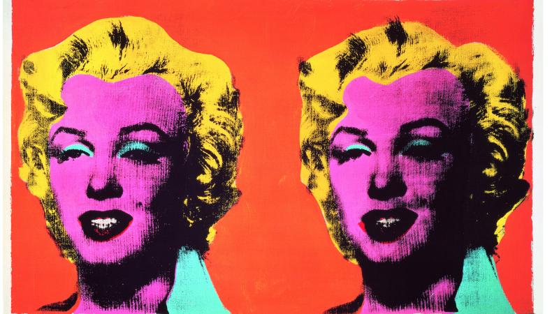 Two Marilyns, 1962, by Andy Warhol