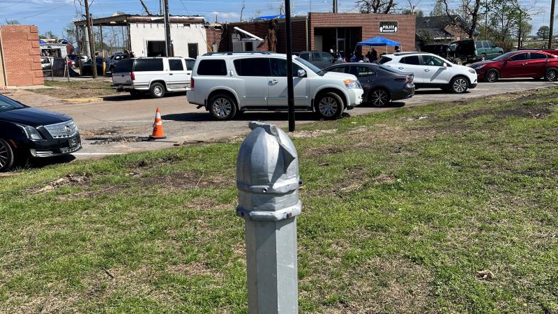 MS Blues Trail Muddy Waters historical marker destroyed by tornado 