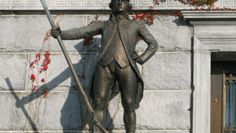 Revolutionary statue in Trenton, NJ