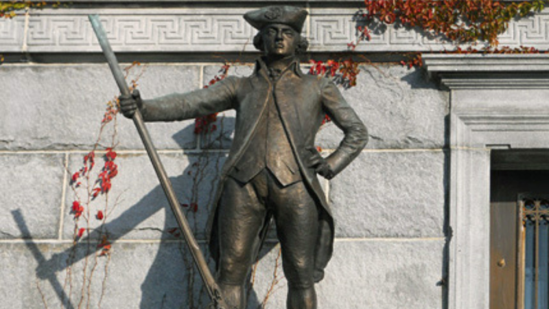 Revolutionary statue in Trenton, NJ