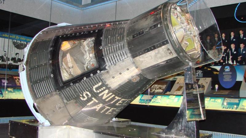 Sigma 7 capsule from Kennedy Space Center